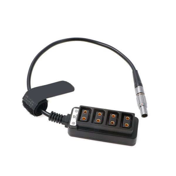 4-Pin auf D-Tap Buchse Breakout-Splitter Stromkabel für Tiltamax-T6-Stabilisator 4-Pin Stecker auf 4-Port D-Tap 14,8V Ausgang Avin's Cables