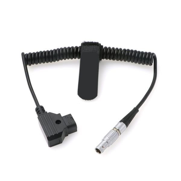 Stromkabel für Pdmovie Follow Focus Motor, 6-poliger Stecker auf D-Tap Spiralkabel, ELECBEE Kabel