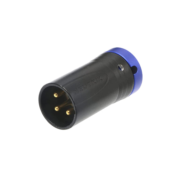 Low-Profile XLR 3 Pin Male Connector Original Plug for Audio Devices ELECBEE Cables Blue/Red/Green/Black