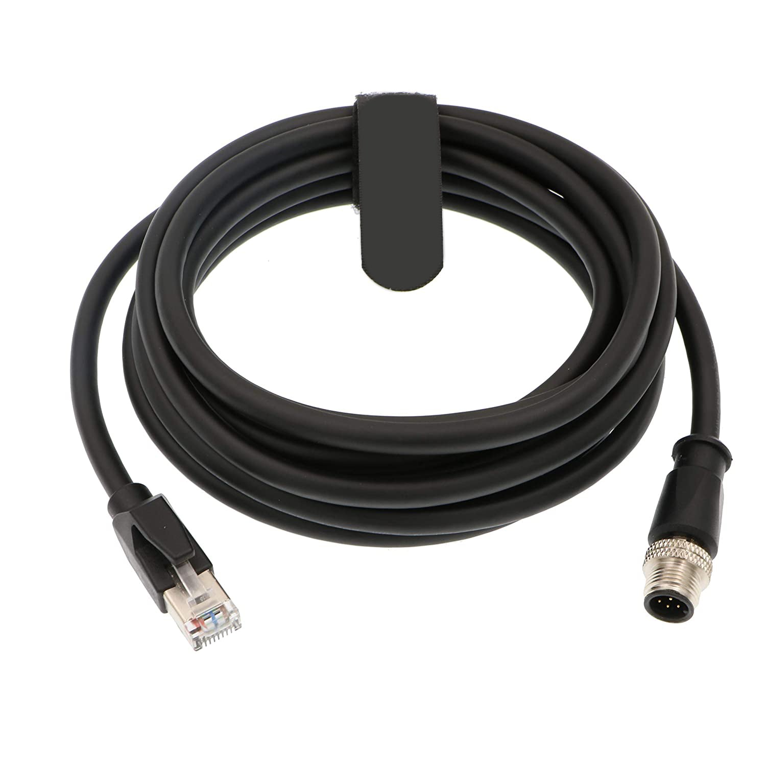 Vcode Cable ELECBEE Cables M12 8 Pin Male A Code to RJ45 Ethernet Cable for Cognex