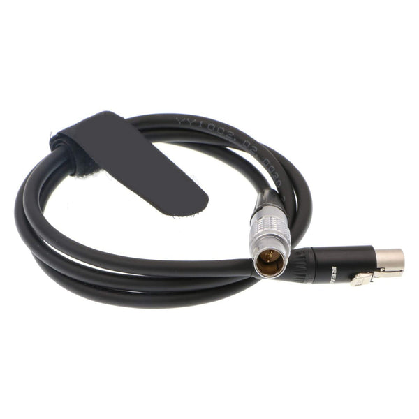 ELECBEE-Kabel, 2-poliger Stecker auf Mini-XLR, 4-polige Buchse, Stromkabel für Glidecam V-25 TV Logic LVM 074W Monitor