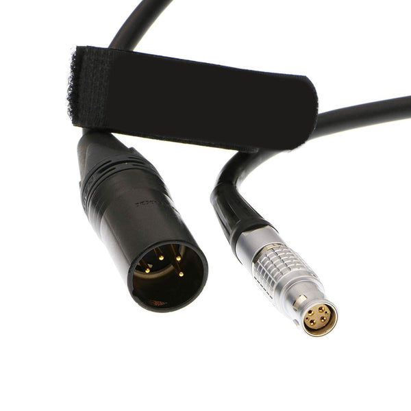 ELECBEE Cables XLR-Stromkabel, 4-poliger Stecker auf 6-polige Buchse, für Red Epic Scarlet