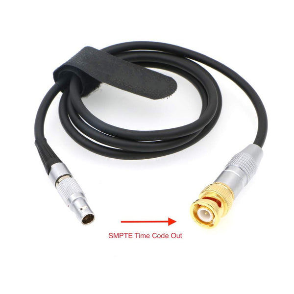 ELECBEE Cables 5 Pin to BNC SMPTE Time Code Out Cable for ARRI Mini Sound Devices