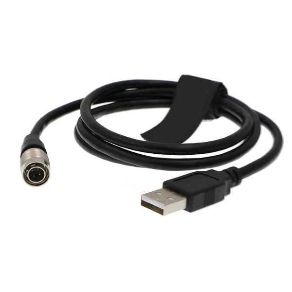 ELECBEE Cables 4 Pin Hirose Male to USB Data Cable for Camera Computer Video