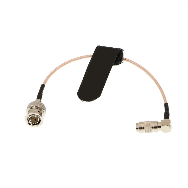 ELECBEE Cables Blackmagic DIN 1.0/2.3 Mini BNC rechtwinklig auf BNC Stecker 75 Ohm RG179 HD SDI Kabel