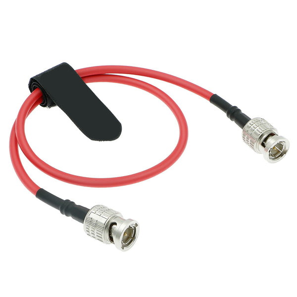 ELECBEE-Kabel 12G BNC-Kabel HD SDI Flexibles, geschirmtes Koaxialkabel 75Ohm BNC-Stecker auf Stecker für 4K-Videokamera 50CM|19 Zoll