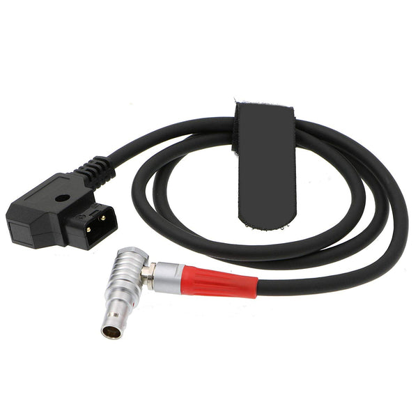 ELECBEE Cables Zacuto Gratical Eye Viewfinder Power Cable 2 Pin Male Right Angle to D Tap