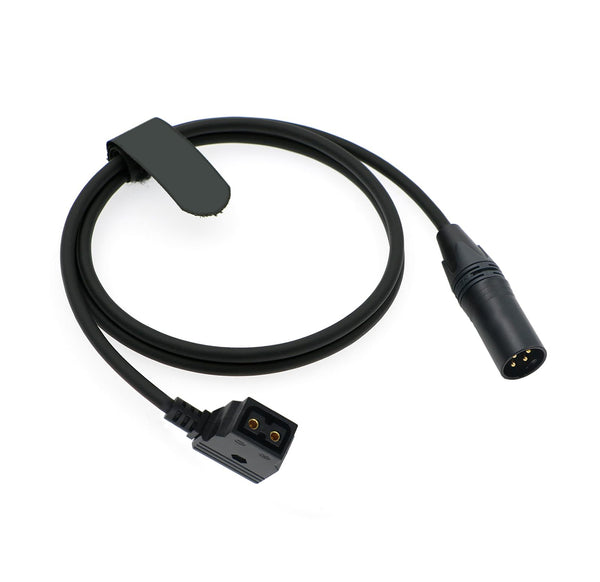 ELECBEE-Kabel XLR 4-poliger Stecker auf D-Tap-Buchse, Stromkabel-Konvertierungskabel für Gold Mount V-Mount-Akku, 1 m/39,4 Zoll