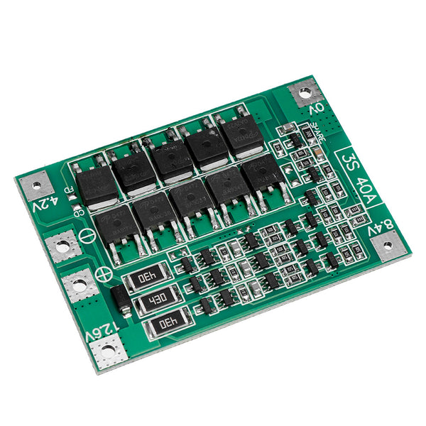 BMS 3S 40A 18650 Lithium Battery Charger Protection Board 11.1V 12.6V PCB for Drill Motor with Balance