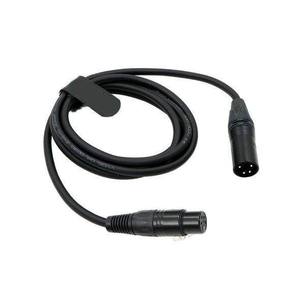 ELECBEE-Kabel, XLR-4-Pin-Stecker auf XLR-4-Pin-Buchse, Stromkabel für Sony Venice|F55|SXS-Kamera, für Canon C300 Mkiii|C500 Mkii, Blackmagic Ursa Mini Pro, 2 m