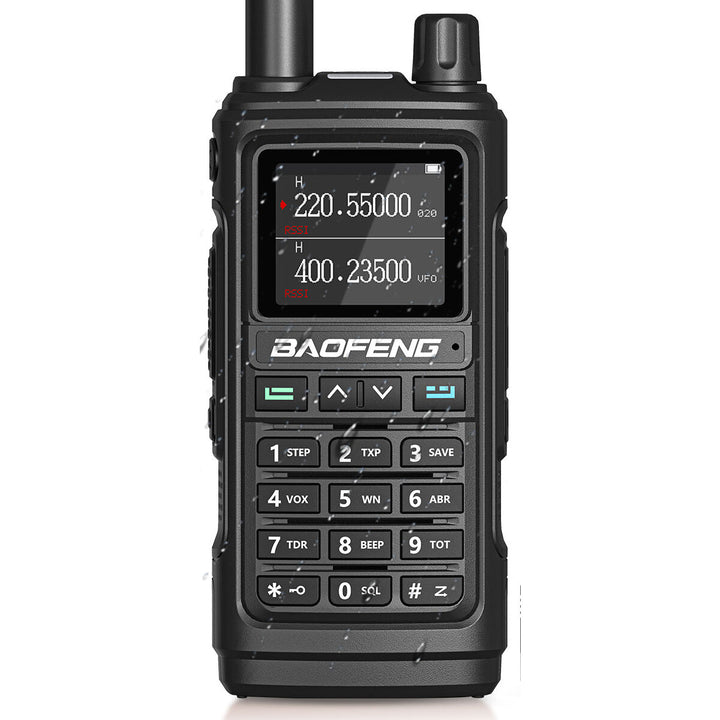 Baofeng UV-17pro M L High Power Walkie Talkie 136-520MHz Three Band Portable Handheld Two-way Radio Intercom with 1.77 inch Color Screen FM Radio Flashlight European Standard