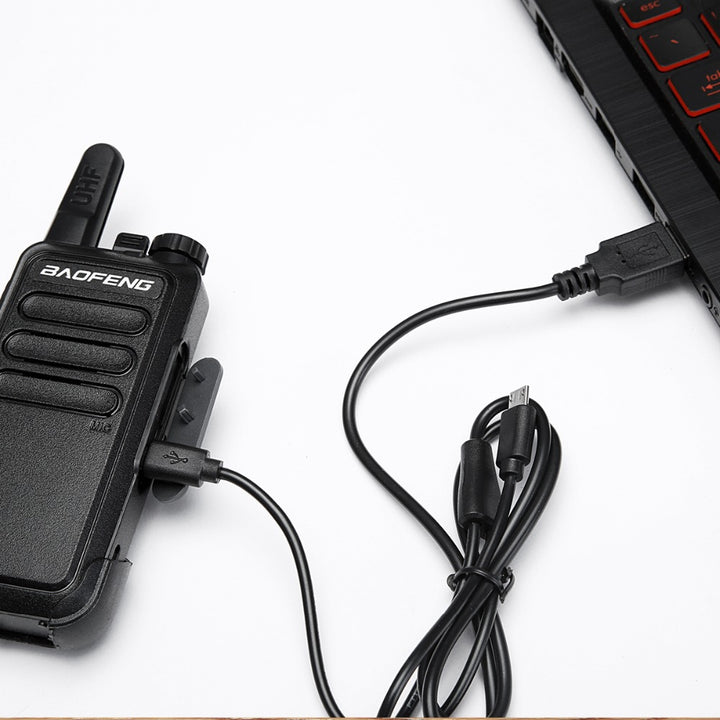 2PCS Baofeng BF-C9 Handheld Walkie Talkie 400-470MHz UHF Two Way Radio Ham Portable Communicator USB Charging