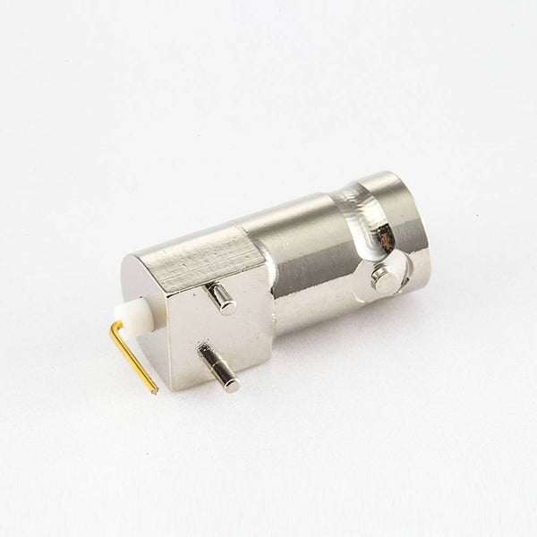 Female BNC Connector for PCB Mount Female 90 Degree Through Hole