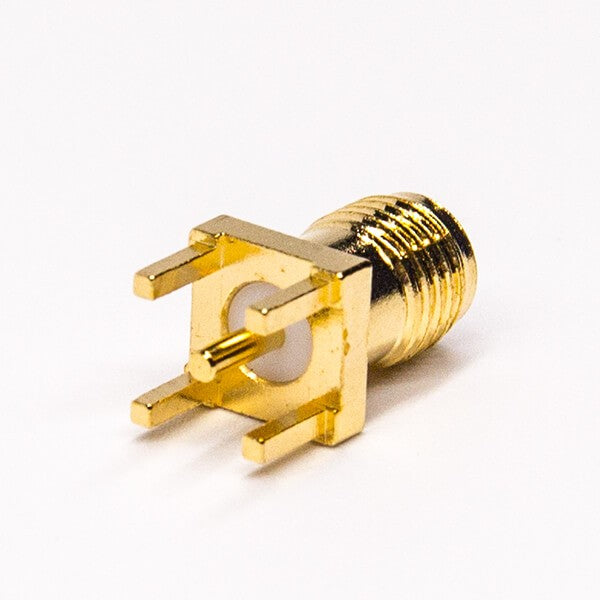 RF Coaxial connector Standard SMA Jack Straight Solder Type for PCB mount