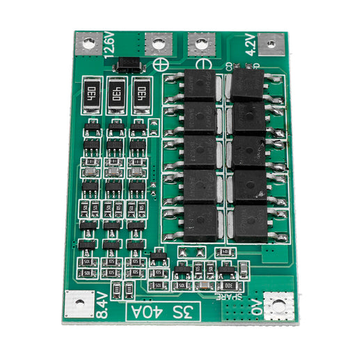 BMS 3S 40A 18650 Lithium Battery Charger Protection Board 11.1V 12.6V PCB for Drill Motor with Balance