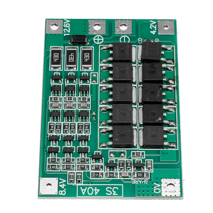 BMS 3S 40A 18650 Lithium Battery Charger Protection Board 11.1V 12.6V PCB for Drill Motor with Balance