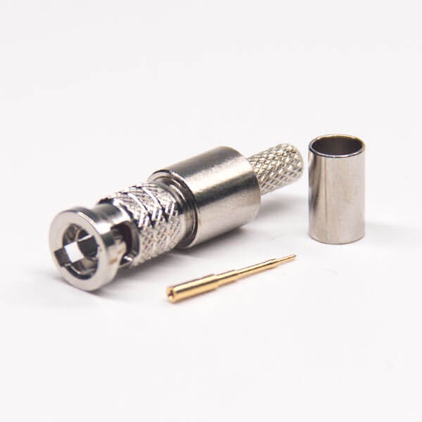 Male BNC Connector 180 Degree Crimp Type