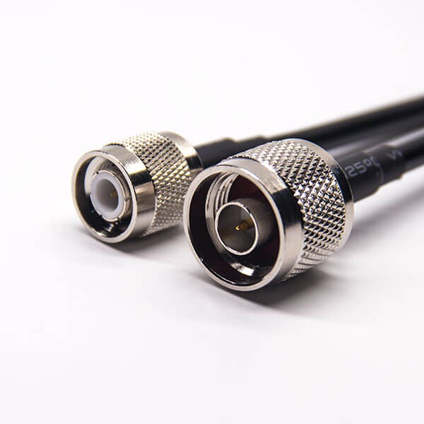TNC-Stecker, 180-Grad-Kabel auf gerades N-Typ-Steckerkabel mit RG58, 1 Meter