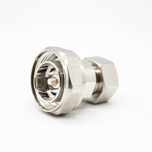 HF-Adapter Metall gerade DIN 7/16 Stecker auf 4.3/10 Stecker freihängend 50 Ohm