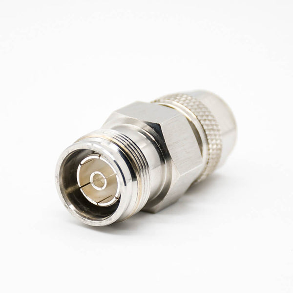 HF-Adapter Metall gerader N-Stecker auf 4.3/10-Buchse freihängend 50 Ohm