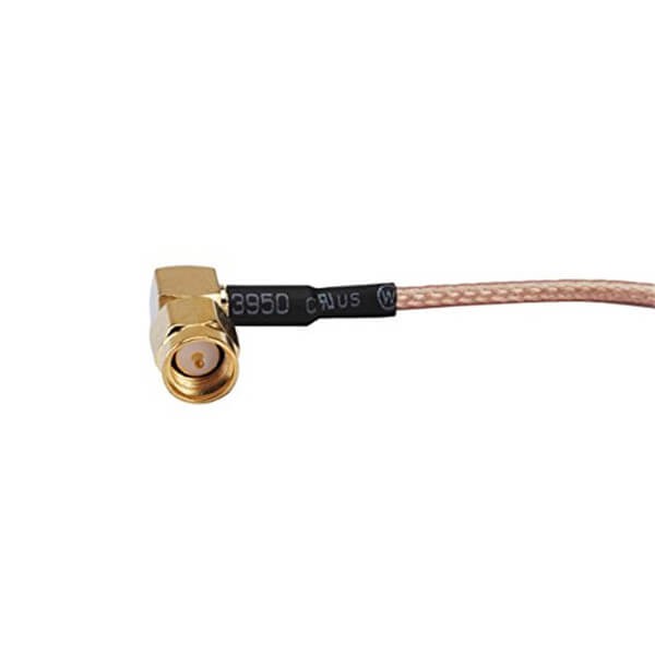 SMA to BNC Cable Right Angle Plug to Plug Assembly Pigtail RG316 15CM for Antenna