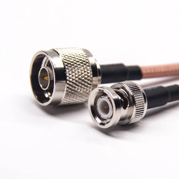 Kabelstecker Typ N gerader Stecker auf BNC gerader Stecker mit RG142