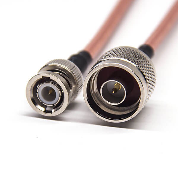 N-Typ auf BNC-Stecker, Stecker auf Stecker für Kabel RG142