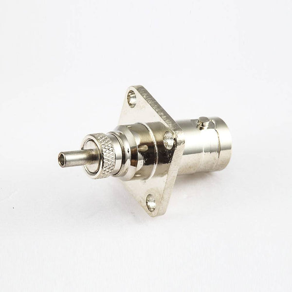 Panel Mount 4 Hole Flange BNC Connector for RG178 Female 180 Degree Solder