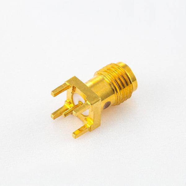 HF-Koaxialstecker Standard-SMA-Buchse, gerade Lötausführung für Leiterplattenmontage