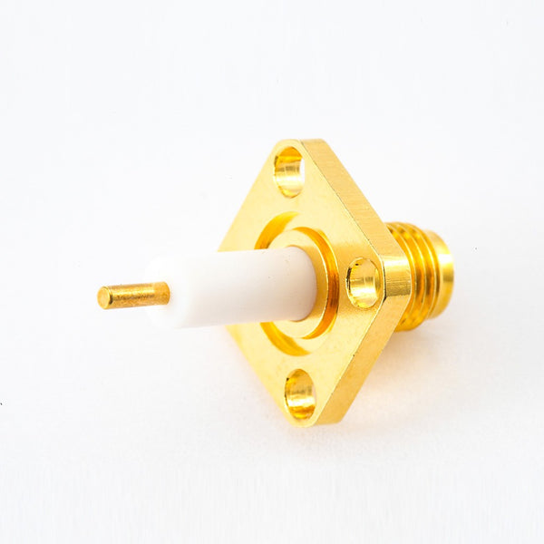 RF Coaxial connector Standard SMA Jack Straight Solder Type for PCB mount