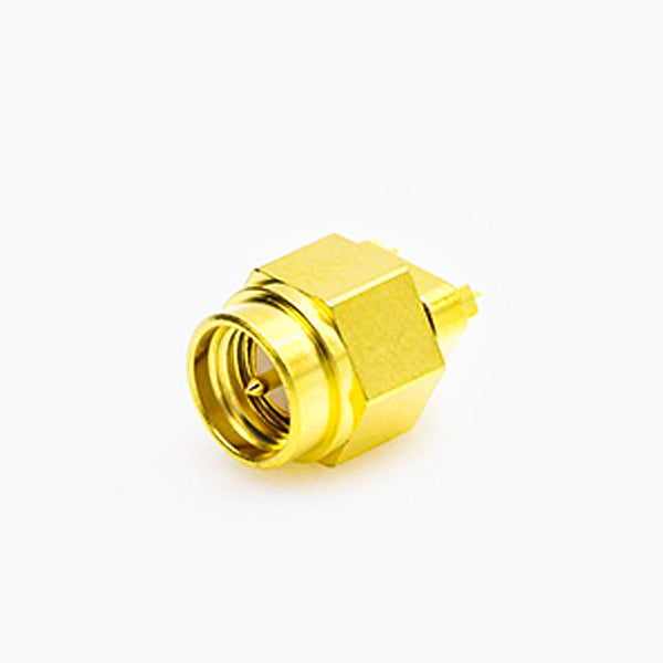 RF Coaxial connector Standard SMA Plug Straight Solder Type for PCB mount