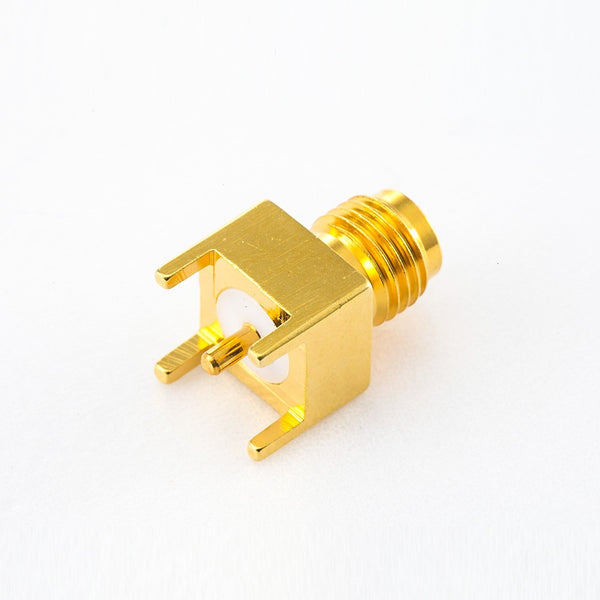 HF-Koaxialstecker Standard-SMA-Buchse, gerade Lötausführung für Leiterplattenmontage