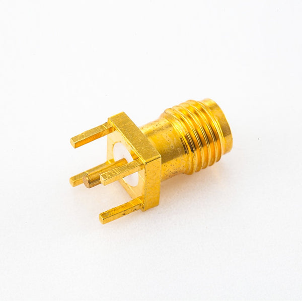 RF Coaxial connector Standard SMA Jack Straight Solder Type for PCB mount