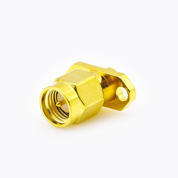 RF Coaxial connector Standard SMA Plug Straight Solder Type for PCB mount