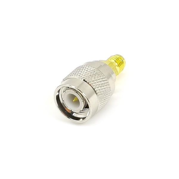 RF Adapter Metal Straight SMA Jack to TNC Plug Free Hanging 50  Ohm