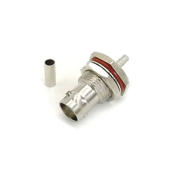 RG174 BNC-Stecker, gerade, wasserdicht, Crimp-Typ für Kabel