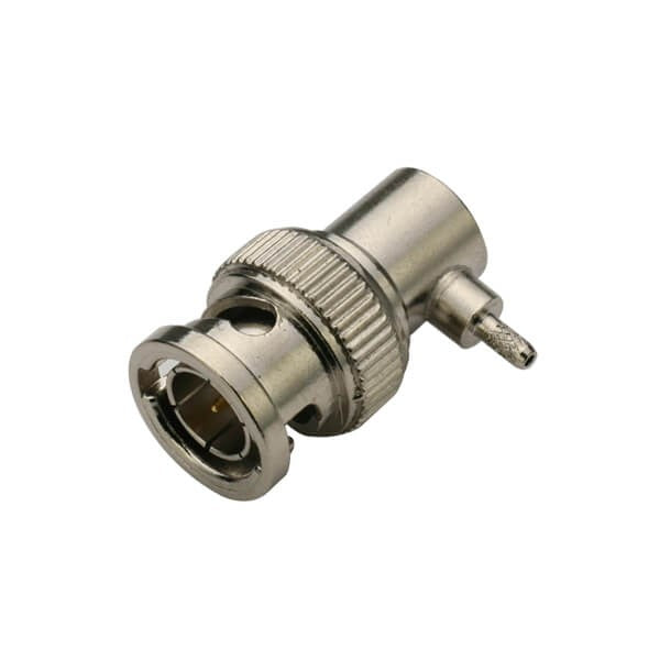 Right Angle BNC Connector Plug for Cable RG178