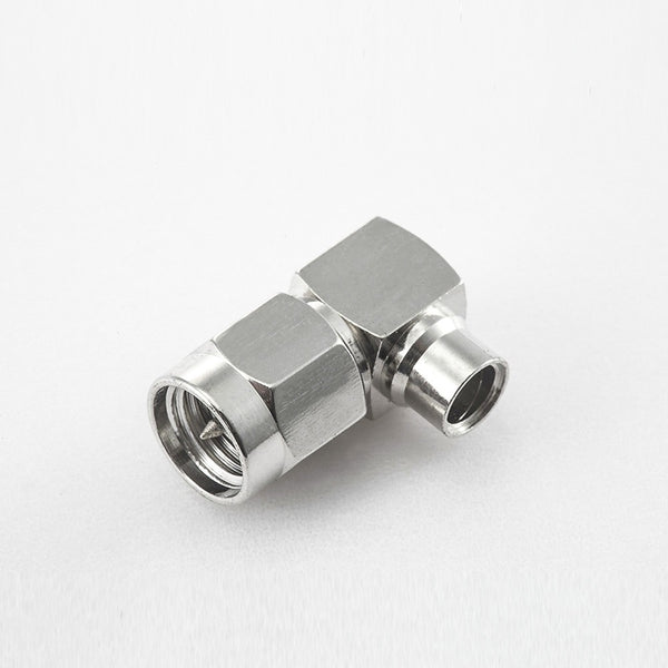 RF Coaxial connector Standard SMA Plug Right Angle Solder Type for  Cable