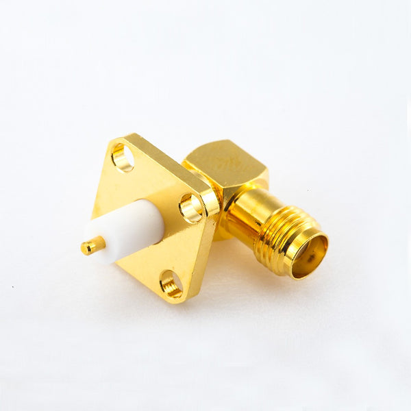 RF Coaxial connector Standard SMA Jack Right Angle Solder Type for PCB mount