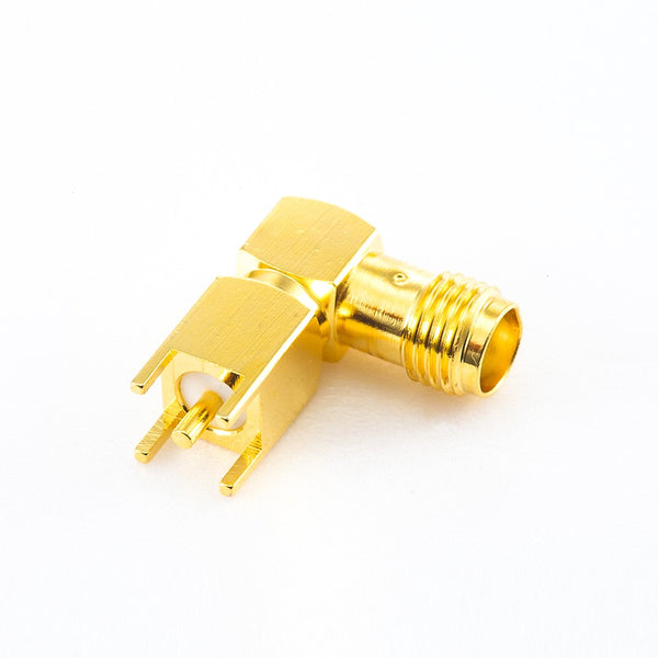 RF Coaxial connector Standard SMA Jack Right Angle Solder Type for PCB mount