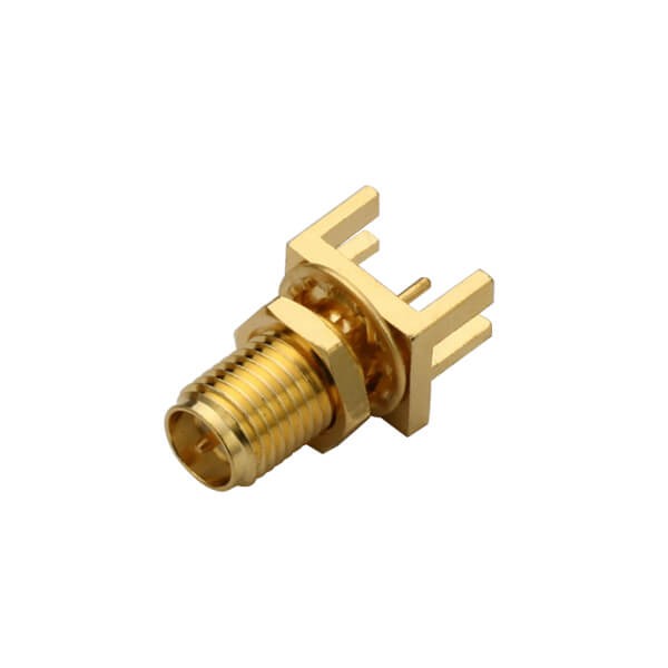 RF Coaxial connector Rreverse polarity SMA Jack Straight Solder Type for PCB mount