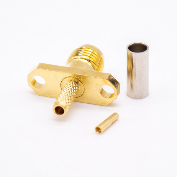 HF-Koaxialstecker Standard-SMA-Buchse, gerade Crimpverbindung für Kabel