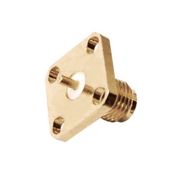 RF Coaxial connector Standard SMA Jack Straight Solder Type for PCB mount