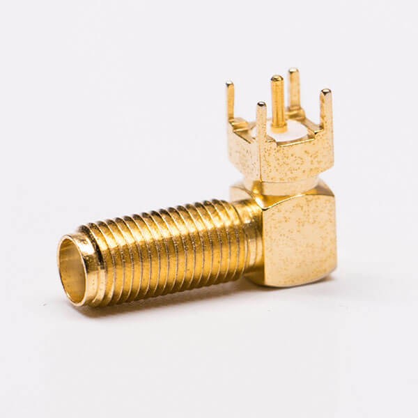 RF Coaxial connector Standard SMA Jack Right Angle Solder Type for PCB mount