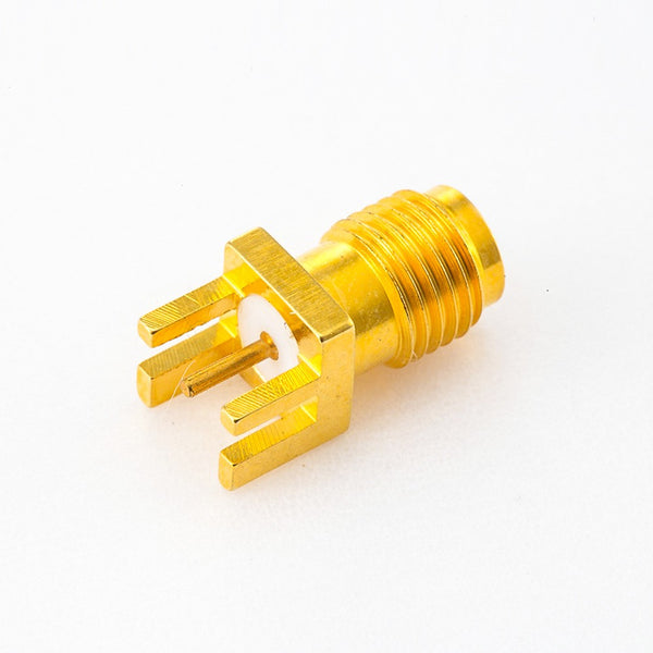 RF Coaxial connector Standard SMA Jack Straight Solder Type for PCB mount