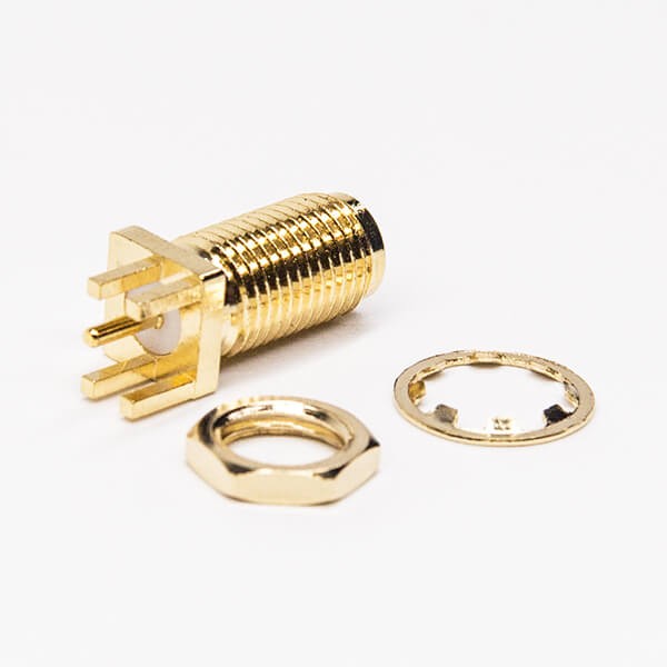 RF Coaxial connector Standard SMA Jack Straight Solder Type for PCB mount