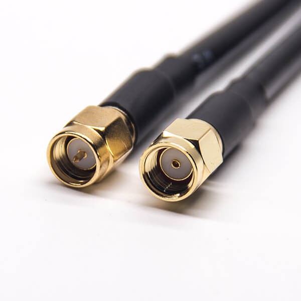 SMA Cable Male to RP Male Straight RF Cable RG58 1m Length