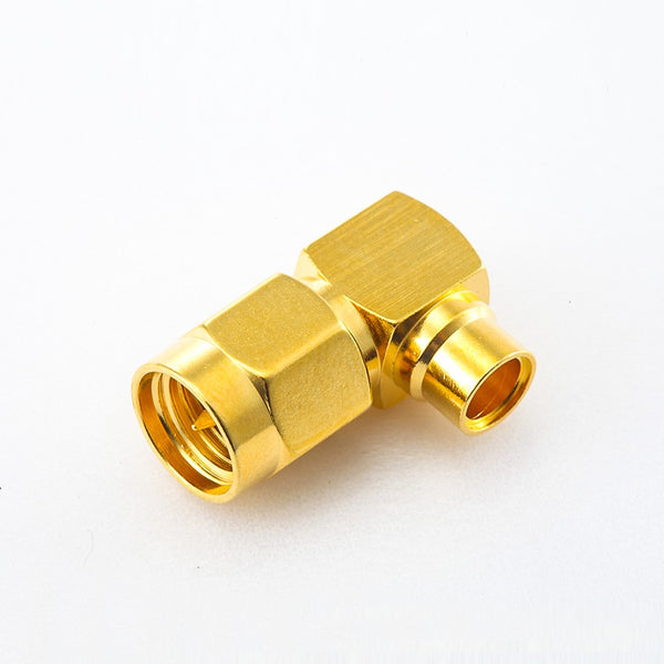 HF-Koaxialstecker Standard-SMA-Stecker, rechtwinklig, Löttyp für Kabel