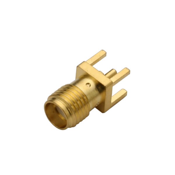 RF Coaxial connector Standard SMA Jack Straight Solder Type for PCB mount