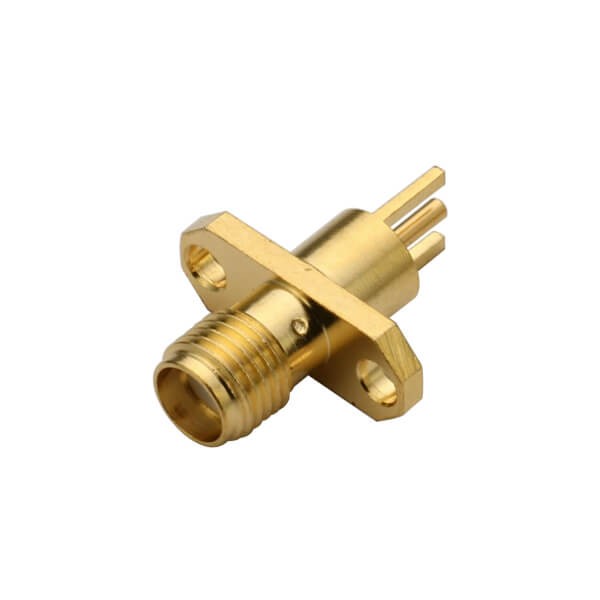 RF Coaxial connector Standard SMA Jack Straight Solder Type for PCB mount